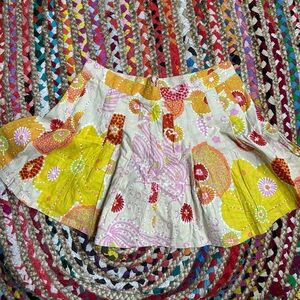 Colorful Floral Skirt